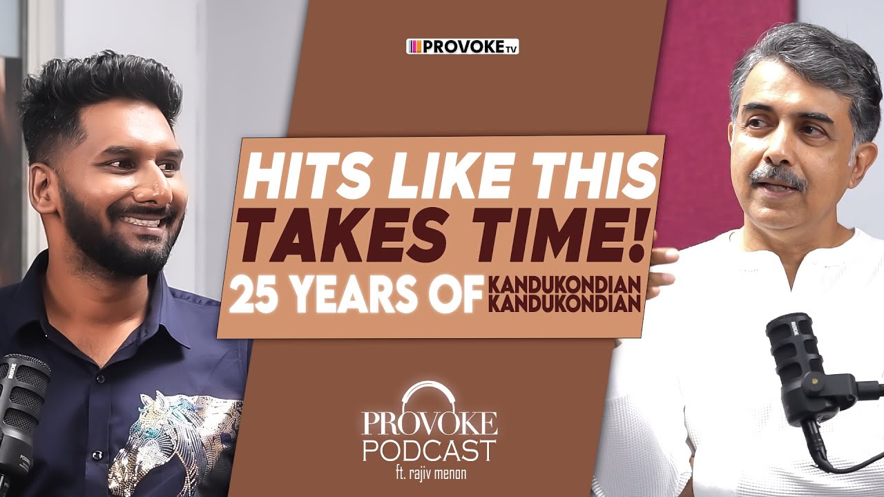 “I Wouldn’t Dare Remake It” – Rajiv Menon Reflects on 25 Years of Kandukondain Kandukondain ✨