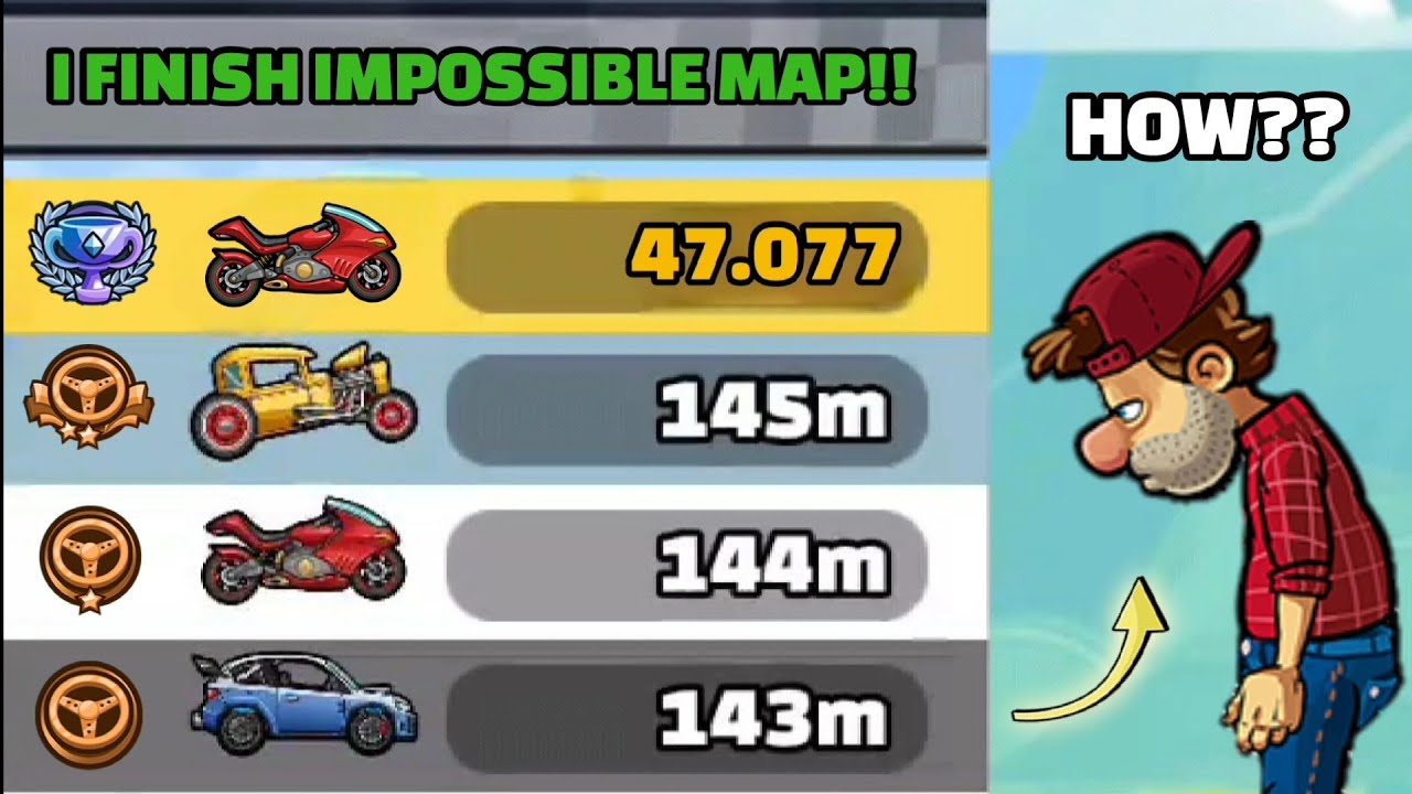 НЕВОЗМОЖНАЯ КАРТА, НО Я ЕЁ ЗАВЕРШИЛ!! 🤠 В ВИТРИНЕ СООБЩЕСТВА — Hill Climb Racing 2