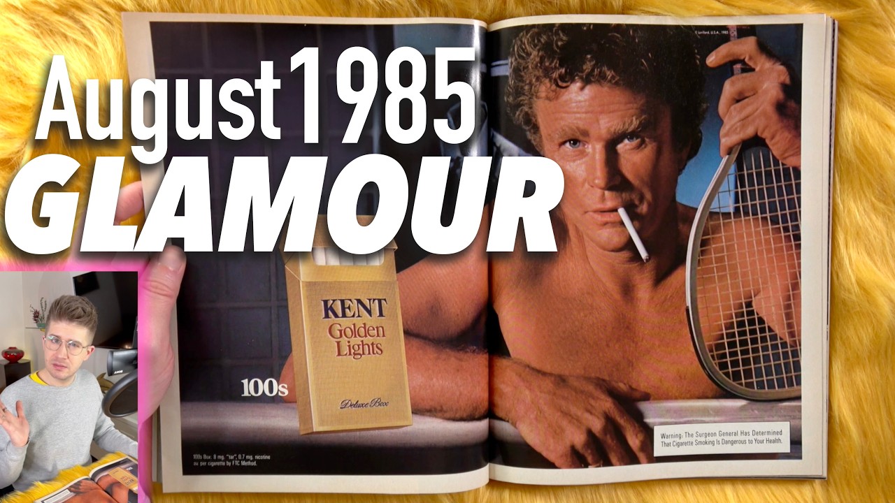 🍎Glamour Aug 1985🍎 | Cole Chickering