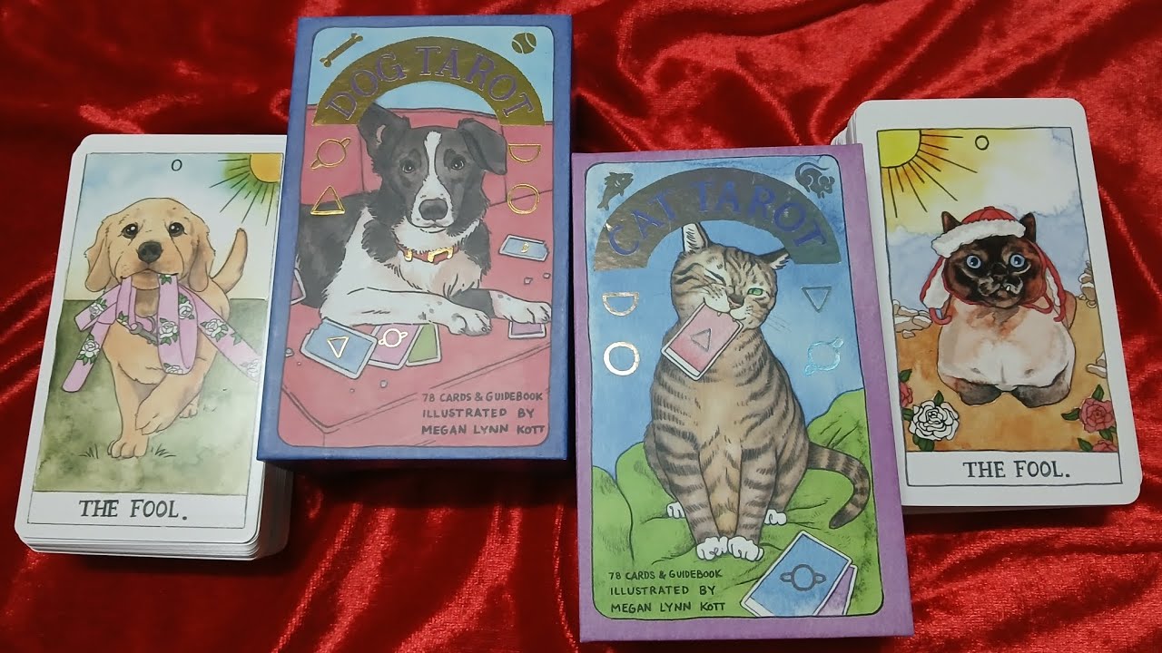 #deckcomparison Dog Tarot VS Cat Tarot