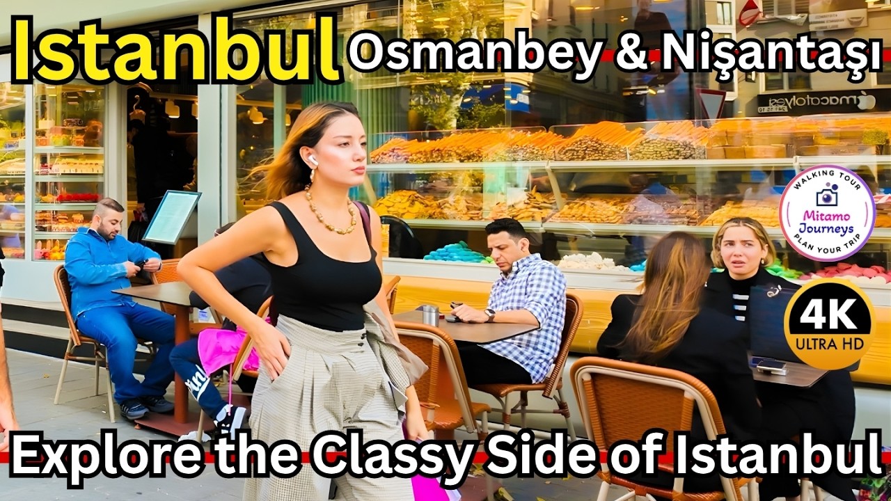 Let&rsquo;s Walk Together from Osmanbey to Nişantaşı | Istanbul&rsquo;s Luxury Fashion Streets 4K