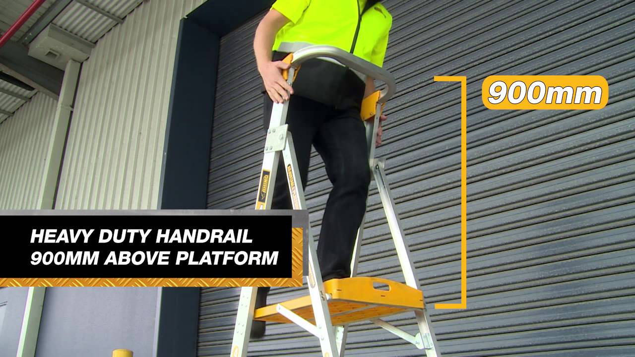RHINO Adjustable Platform Ladder - PL0406-I