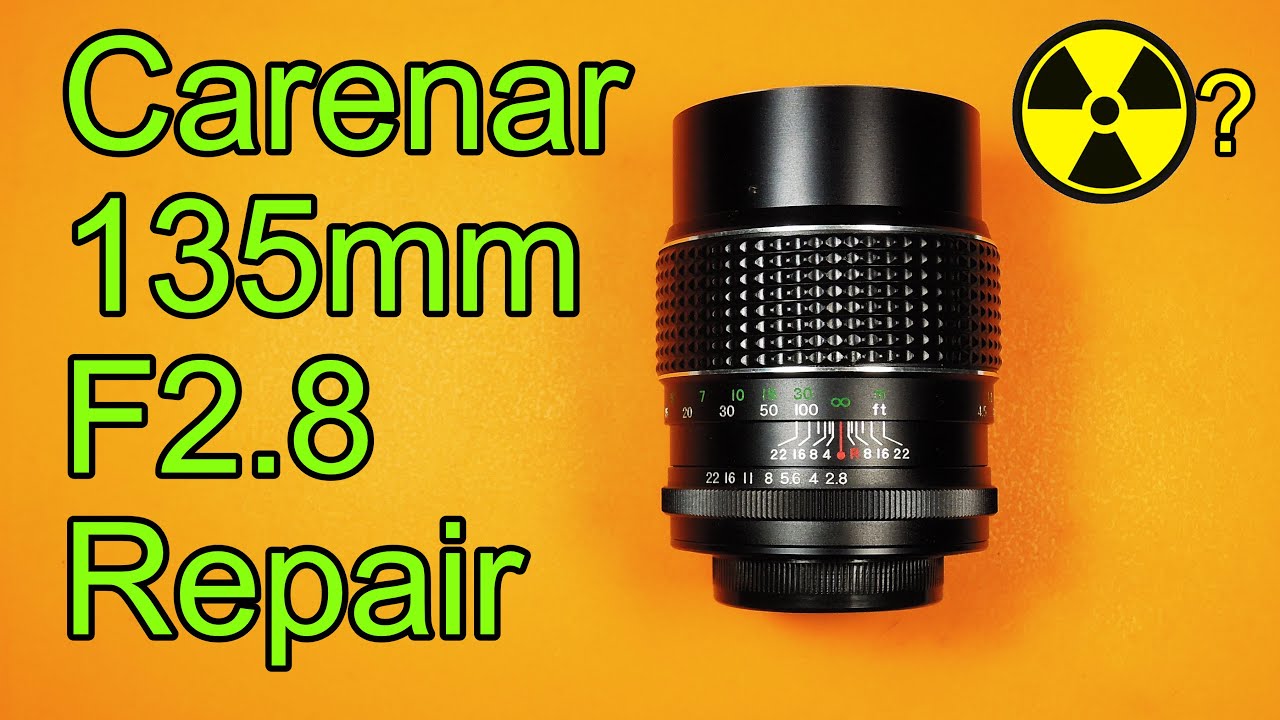 Repairing a Carenar 135mm F2.8 lens (M42).