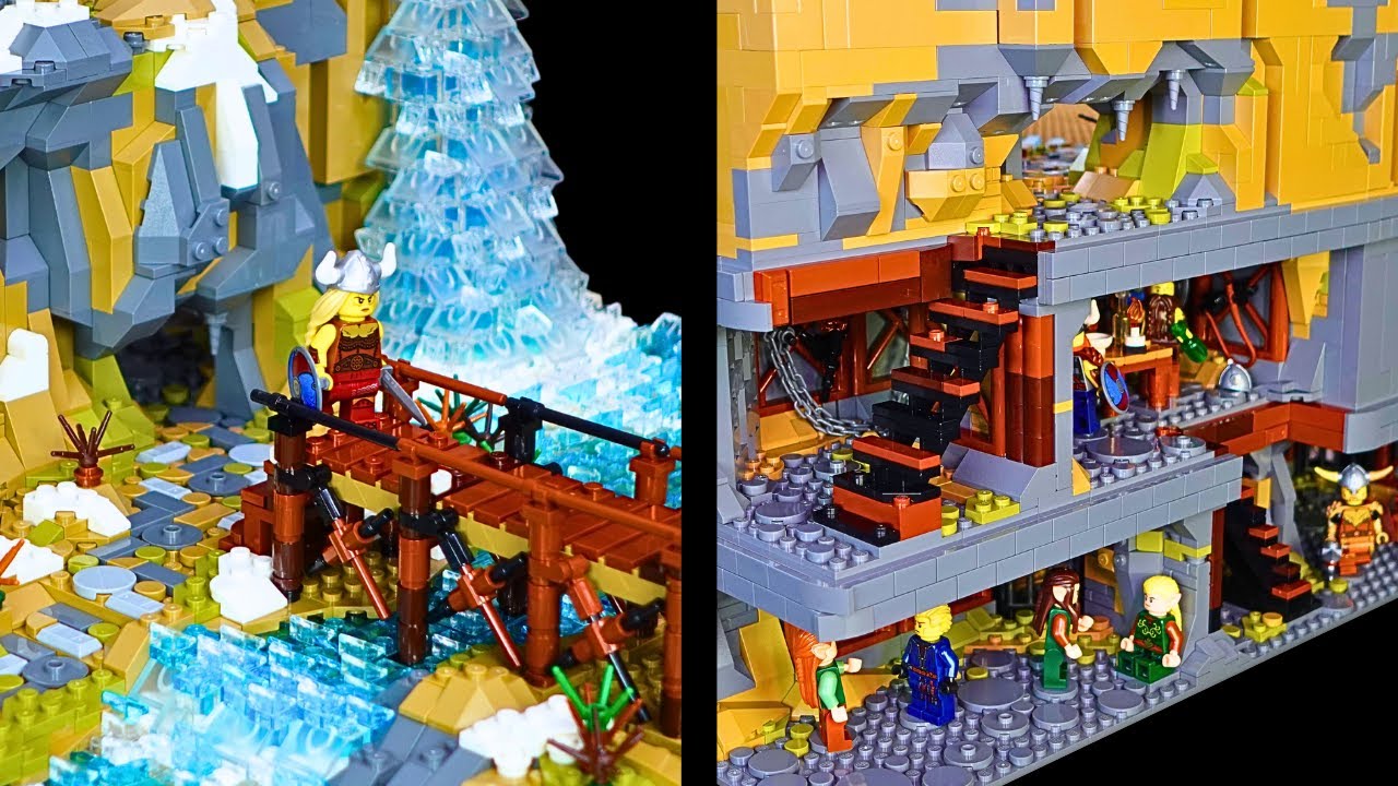 I Built an Underground Dungeon for my Lego Viking Village