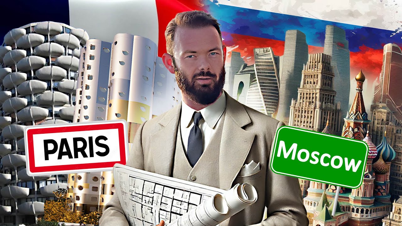 PARIS VS MOSCOU : Architecture LUXE VS BANLIEUS
