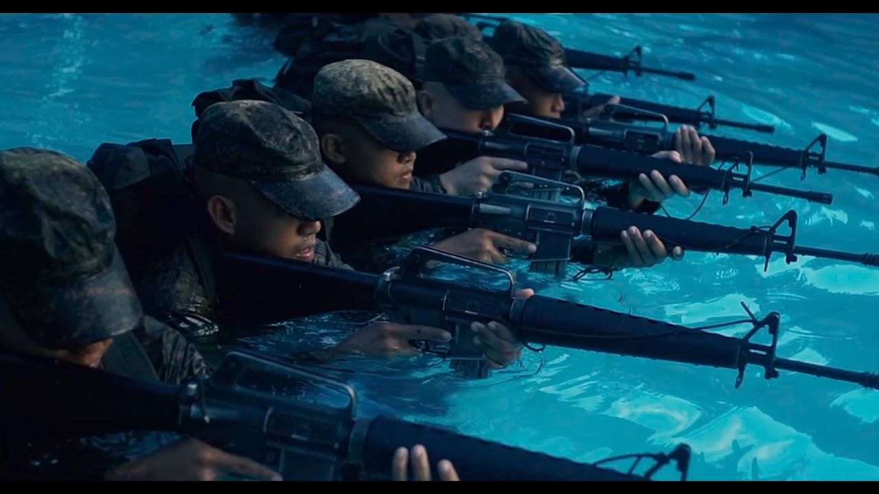 PHILIPPINE NAVY TRAINING IN THEIR NAVAL COMBAT ENGINEER BRIGADE