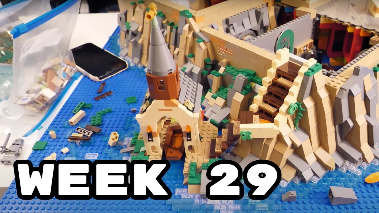 Building Hogwarts in LEGO | Week 29 -  The Hogwarts Boathouse