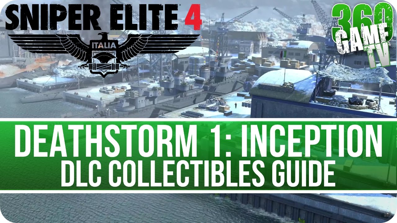 Sniper Elite 4 Deathstorm 1 Inception Collectibles Guide (Letters,Eagles,Documents,Reports,Rosters)