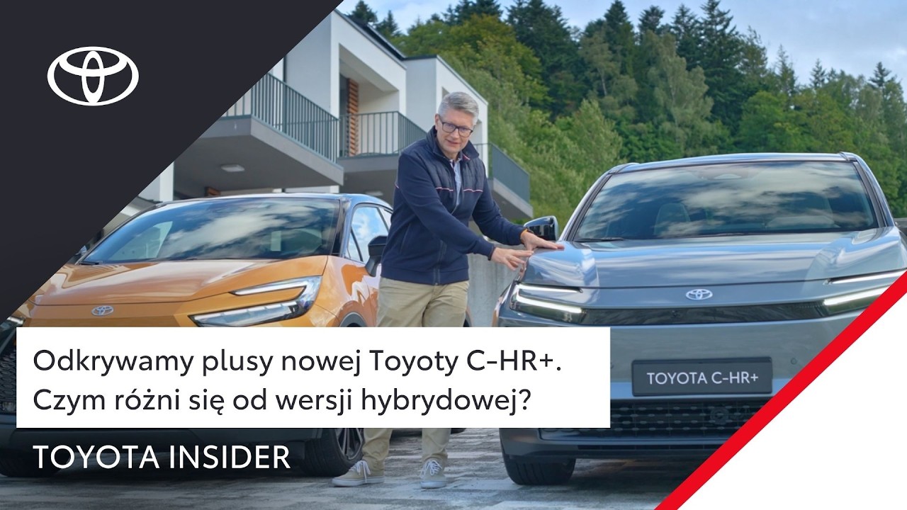Odkrywamy plusy nowej elektrycznej Toyoty C-HR+. Co łączy ją z Toyotą C-HR Hybrid? | Toyota Insider