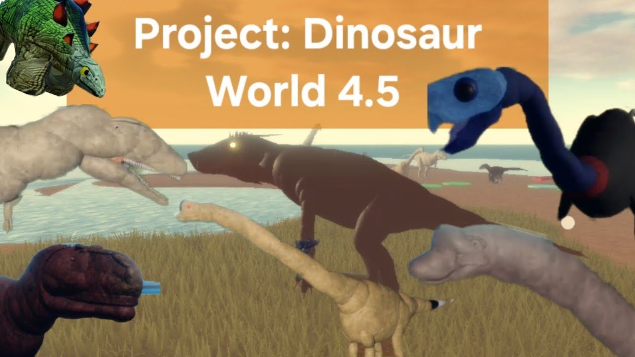 Project: Dinosaur World 4.5 update! 6 new dinosaurs, including Dracodontognathus!