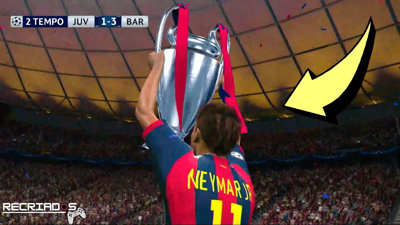 Juventus 1 x 3 Barcelona - FINAL DA CHAMPIONS 2015 - RECRIADOS