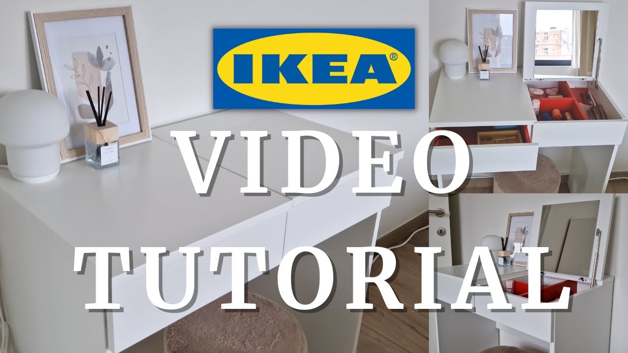 Как собрать туалетный столик IKEA BRIMNES | Видеоурок