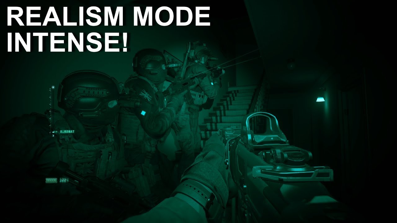 Call of Duty Modern Warfare - Clean House - REALISM MODE HIGHEST SETTINGS LIMITED HUD