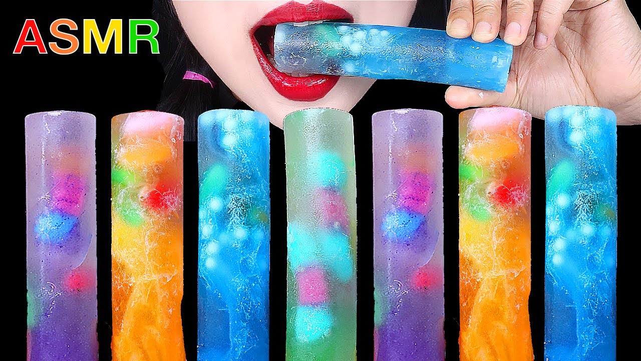 ASMR *KOHAKUTO* JELLY BAR DESSERTS MUKBANG EATING SOUNDS 코하쿠토 젤리바 먹방 이팅사운드