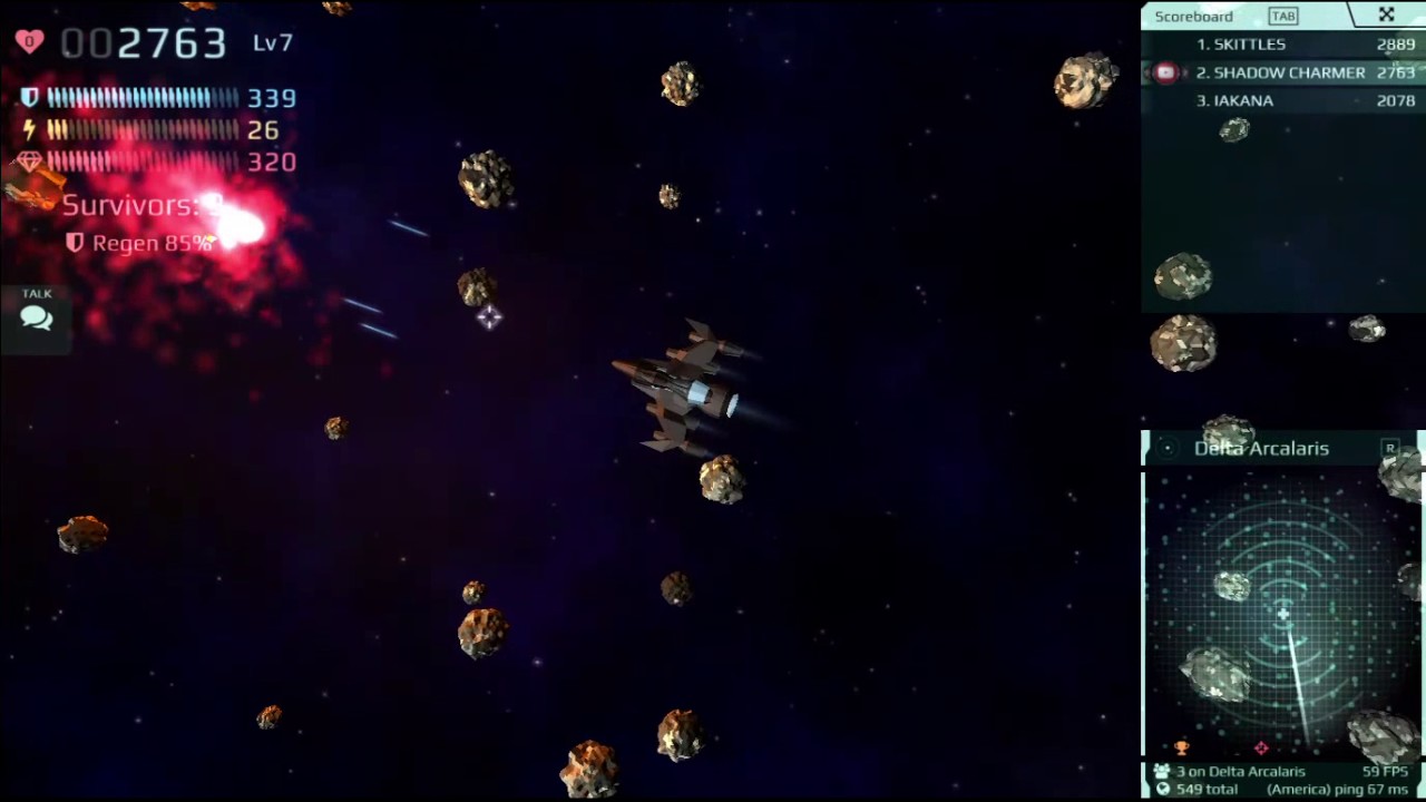 STARBLAST.IO DESTROYING WITH SHADOW X-3