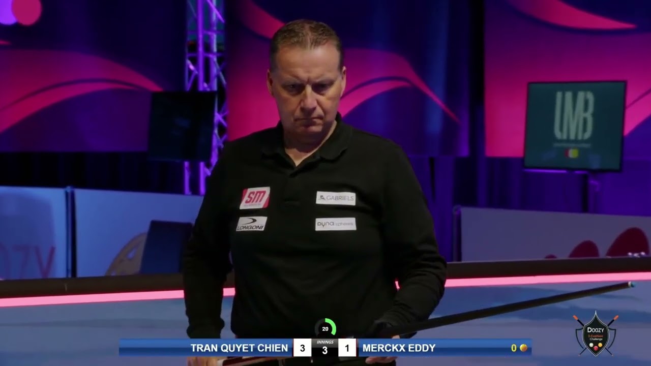 DOOZY MASTER 2025 | SEMI FINAL | QUYET CHIEN TRAN VS EDDY MERCKX