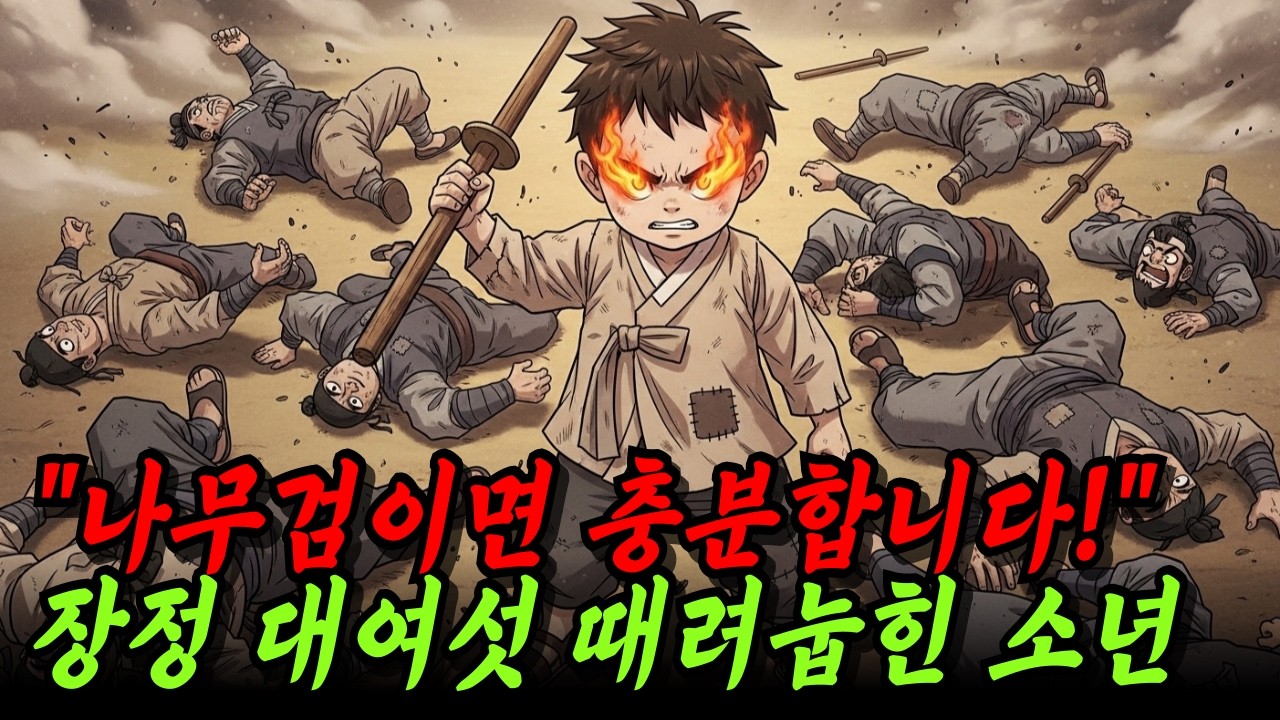 나무검 하나로 장정 대여섯을 때려눕히는 16살 소년, 과연 소년의 운명은? | 야담 옛날이야기 오디오북 수면동화 전설 민담