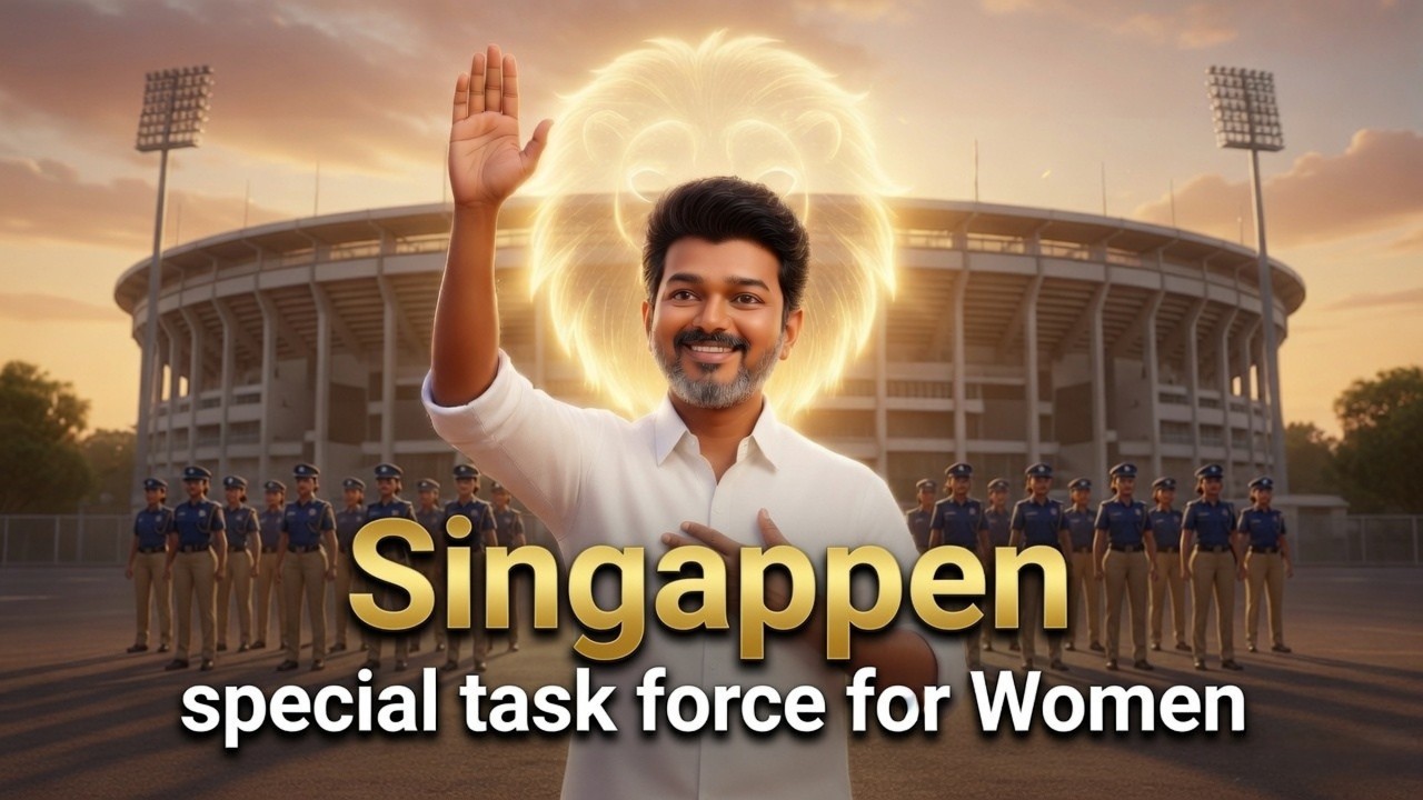 Singappen Special Task Force Anthem | Launched by CM Vijay | 9 June 2026 | Tamil Nadu Women's Safety