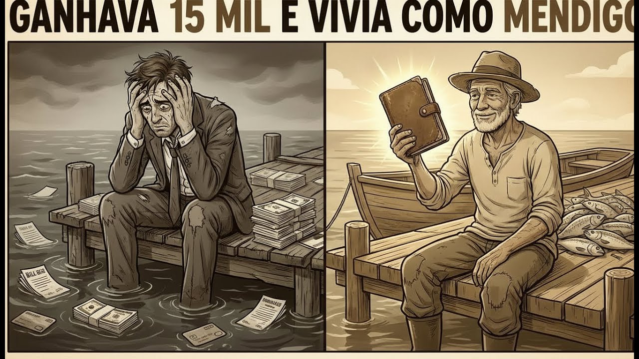 Por Que 90% das Pessoas NUNCA Saem das DÍVIDAS? Este Velho Pescador Explica