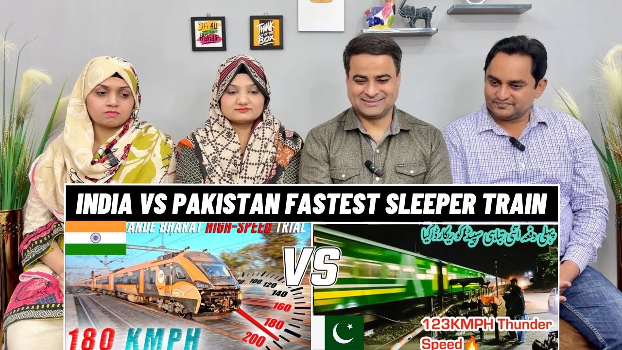 India's Fastest Sleeper Train Vs Pakistani Fastest Sleeper Train | Fastest Sleeper Trains | Reaction