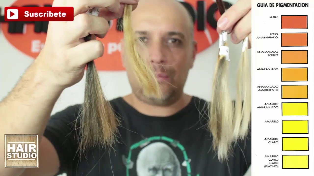 Pruebas color en mechas de cabello