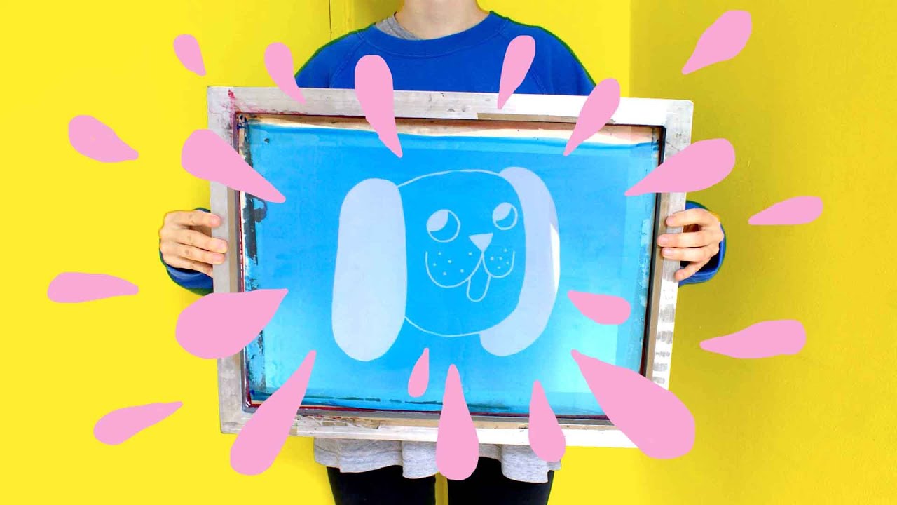 HOW TO PREPARE A SCREEN AT HOME Screen Printing With Eva!