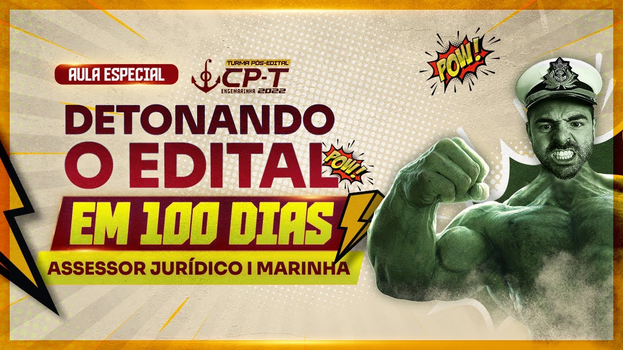 Detonando o Edital do CP-T 2022 em 100 dias | ENGEMARINHA | Marinha do Brasil
