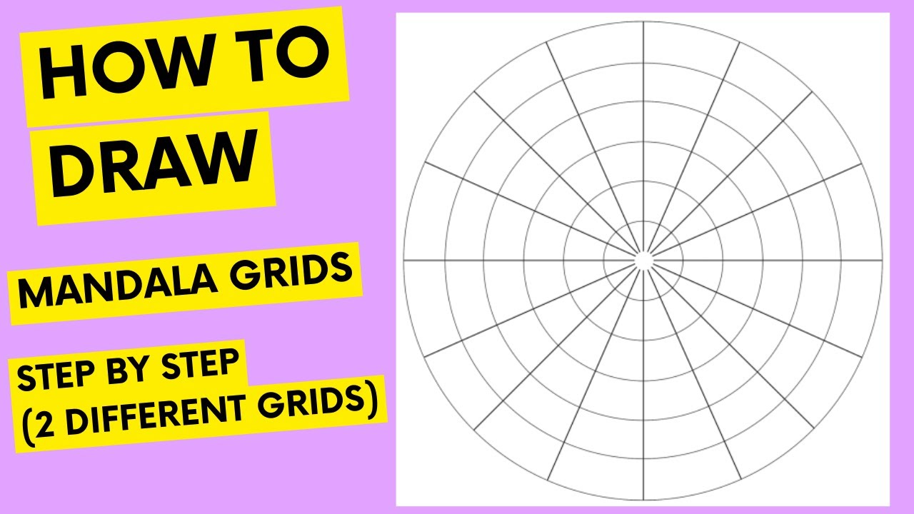 Искусство мандалы | Как рисовать круги и сетки | Искусство мандалы для начинающих | (2022) | ATM ...