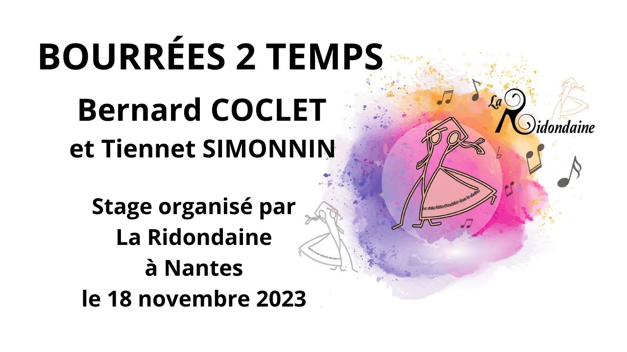 Bourrées 2 temps par Bernard Coclet - Nantes 2023