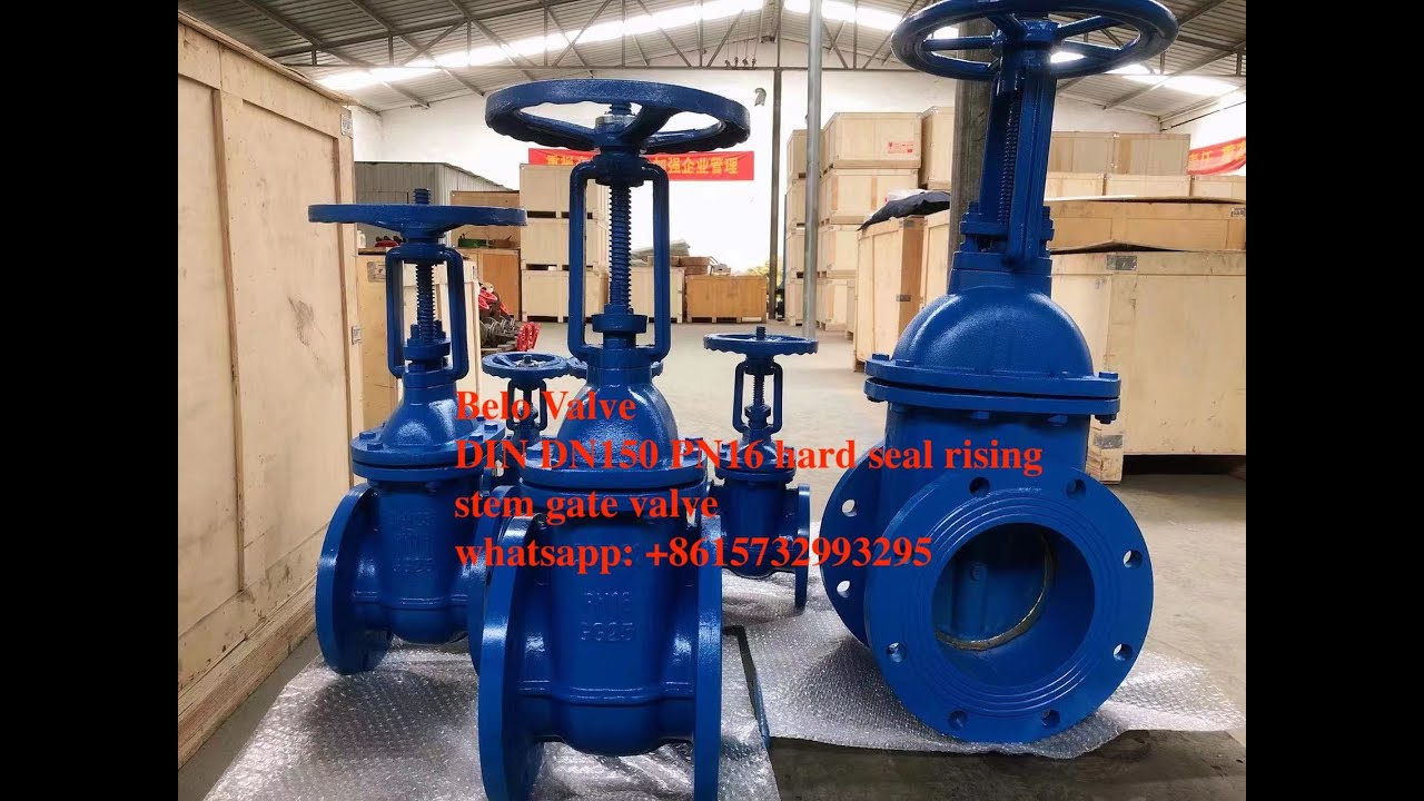 Supplier of DIN cast iron metal hard sealed rising stem gate valve Belo Valve