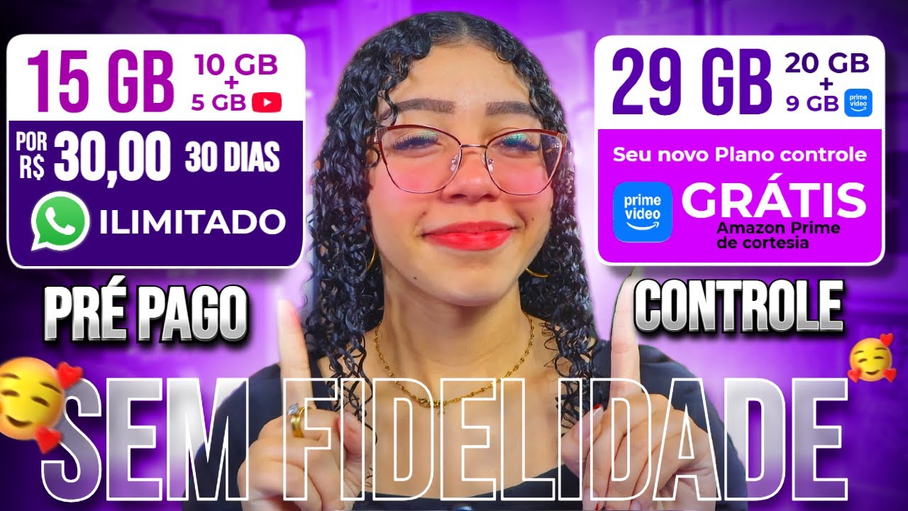❤️MELHORES PLANOS VIVO PRÉ PAGO VS CONTROLE - SEM FIDELIDADE!!😍