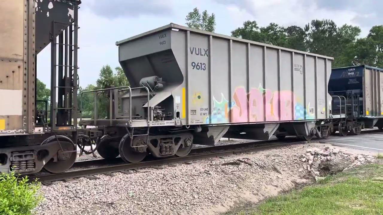 RJ Corman heading north through Gurley 4/23/25