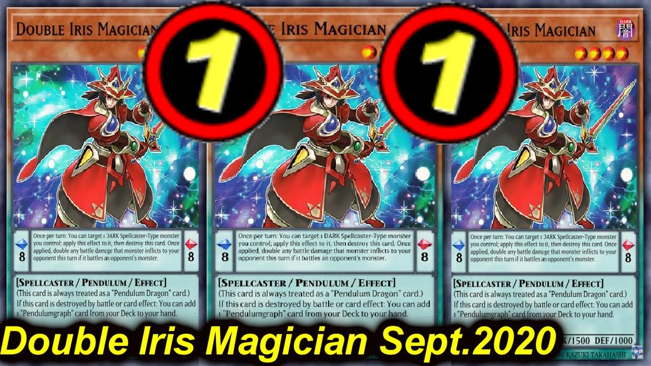 【YGOPRO】DOUBLE IRIS MAGICIAN Sept.2020 - NEW TCG BANLIST 2020