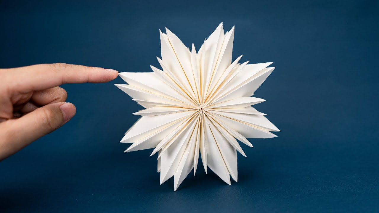 3D Star - Paper Star for Christmas Decor - Window Decoration