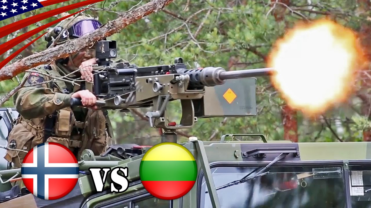 Norwegian Army vs Lithuanian Army: Combat Training Using MILES - ノルウェー陸軍vsリトアニア陸軍・レーザー交戦装置を使用した戦闘訓練