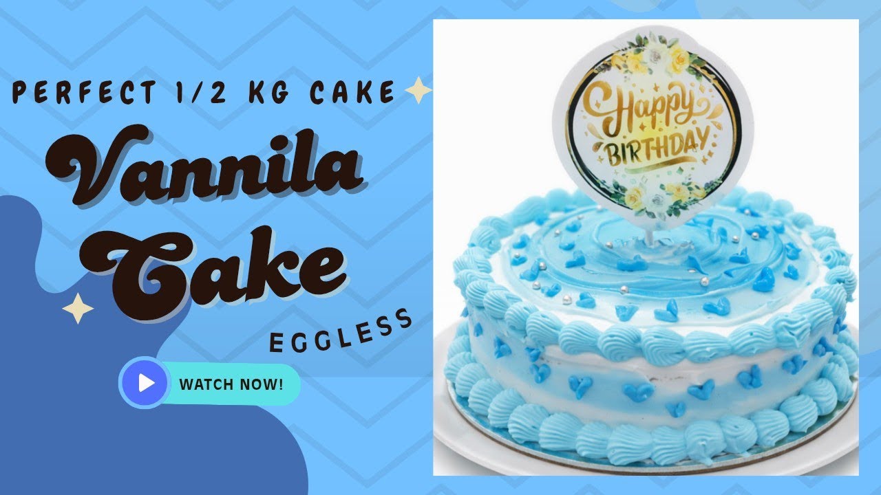 Eggless Vanilla Sponge 🎂 Without Oven | Soft & Fluffy | Day - 8 of Baking Class 