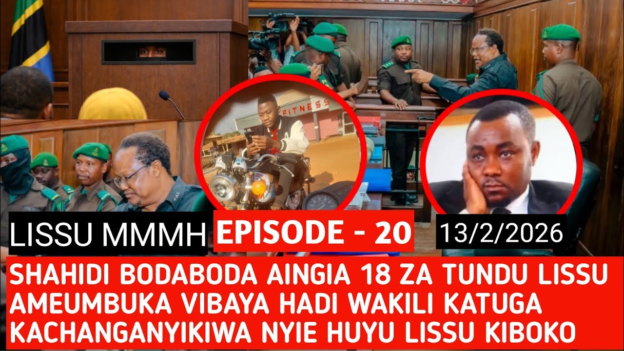 EPISODE 20: TUNDU LISSU AMUUMBUA SHAHIDI BODA BODA NI AIBU ANAJIBU ANATETEMEKA HOI AMEINGIA 18 LEO