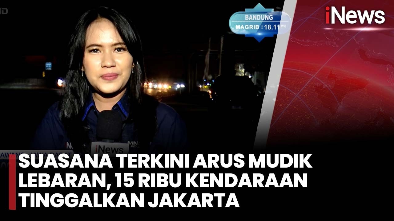 Suasana Terkini Arus Mudik Lebaran, 15 Ribu Kendaraan Tinggalkan Jakarta | iNews Sore 13/3