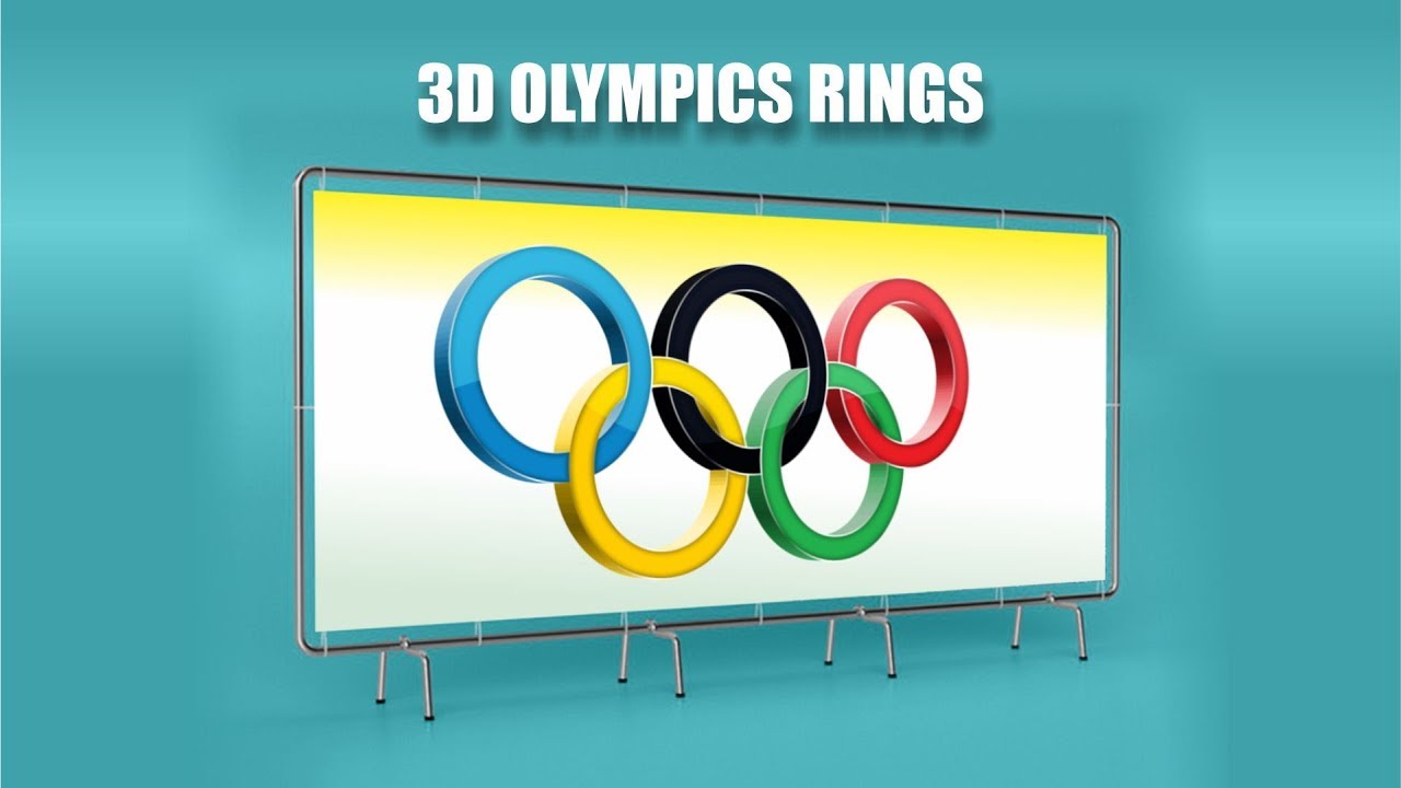 Creating 3d Olympics ring logo design in corel draw-with cdtfb