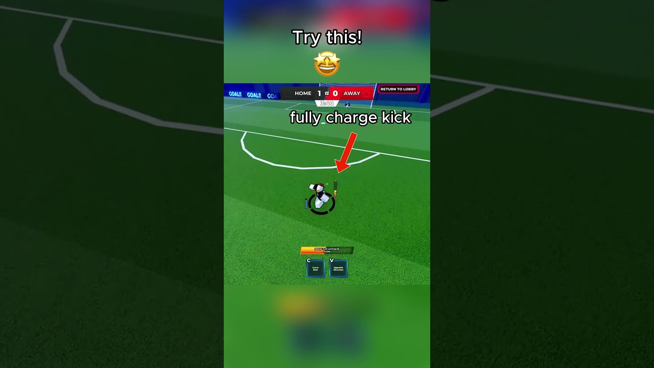 How to shoot (Blue Lock Tips) #roblox #bluelock #football #tips #score #shoot