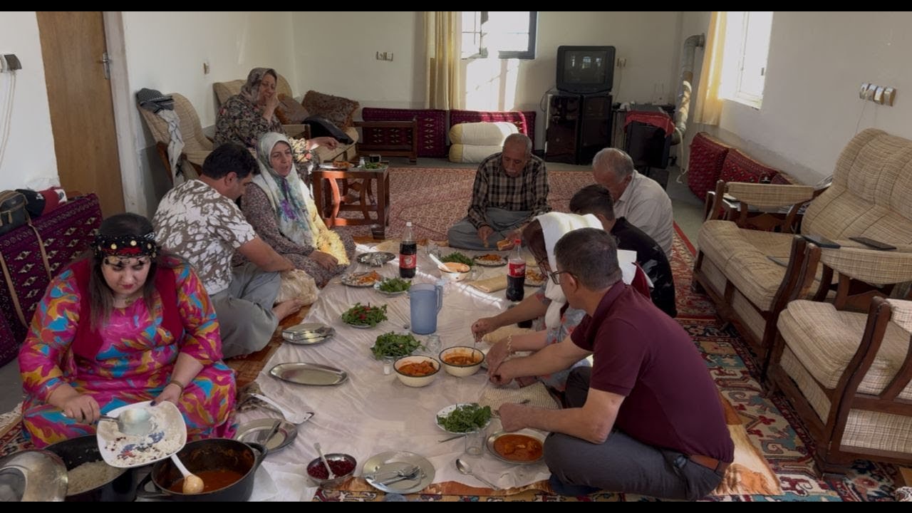 Outdoor Village Cooking: Guests Came to Our Village Home  Cooking a Fire Chicken Meal Together