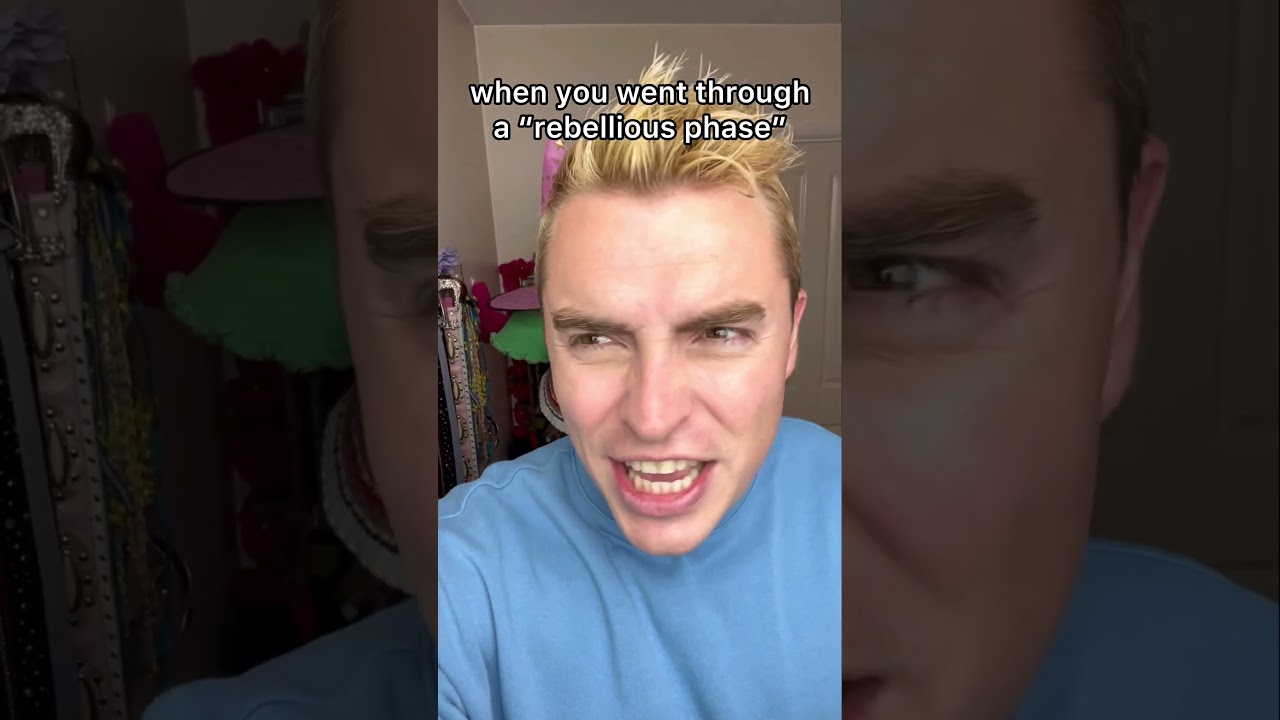 when you went through a &ldquo;rebellious phase&rdquo; #comedy #funny #shorts