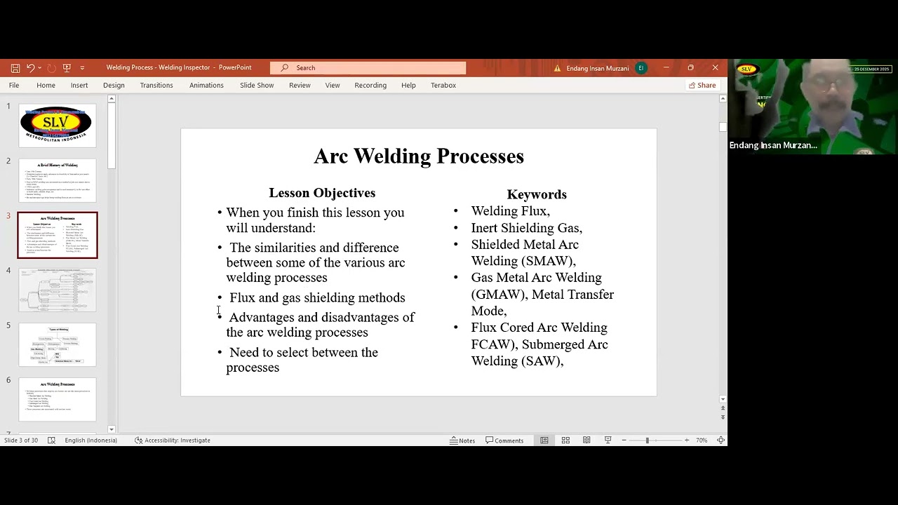 Day 11 21 Feb 2026 Welding Process dan Consumable