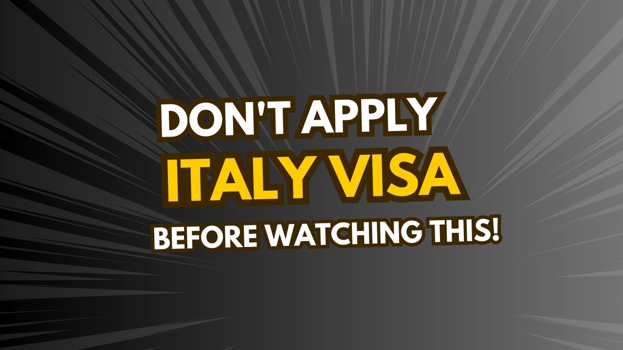 How to Fill Italy DOV Application Form 2025 | Complete Visa Process Explained