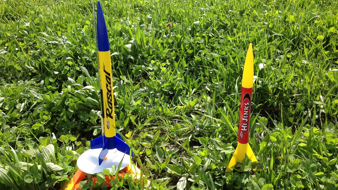 Estes Rocket Kit - Rascal & Hi Jinks RTF Rocket Kit Unboxing, Review, & Launches with Slow-Mo