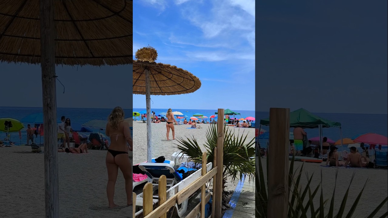🔥 Visita Playa de Burriana, Nerja, M&aacute;laga, Espa&ntilde;a 🇪🇸#nerja #costadelsol #m&aacute;laga #andalucia #espa&ntilde;a