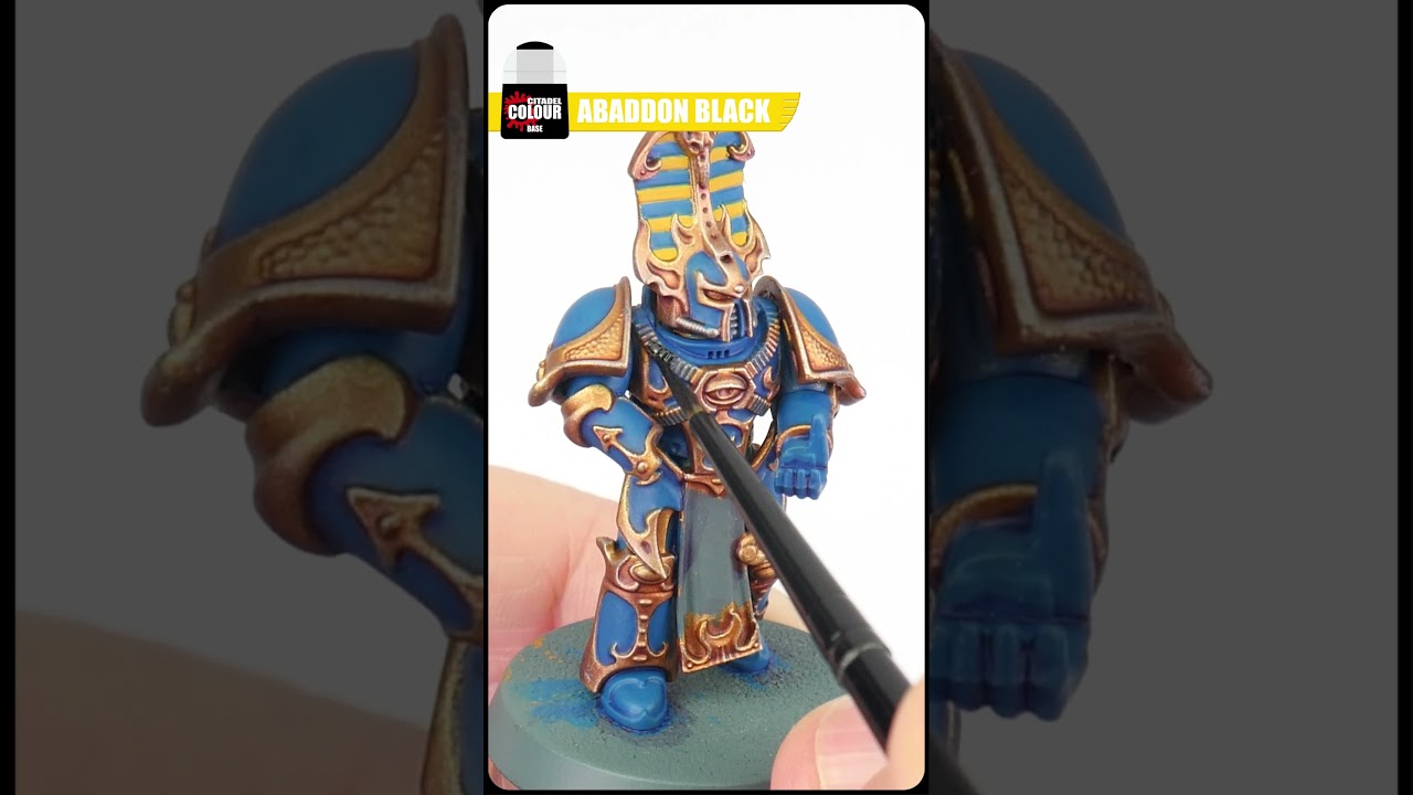This is a better way to paint thousand sons #shorts #warhammer