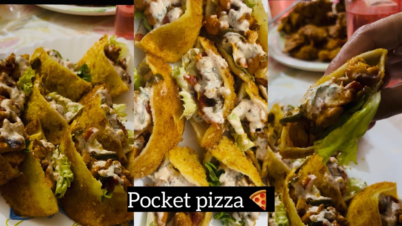 Ramadan special iftaar pocket pizza🍕 #recipe #iftaari #ramadanmubarak #mexicanfood 