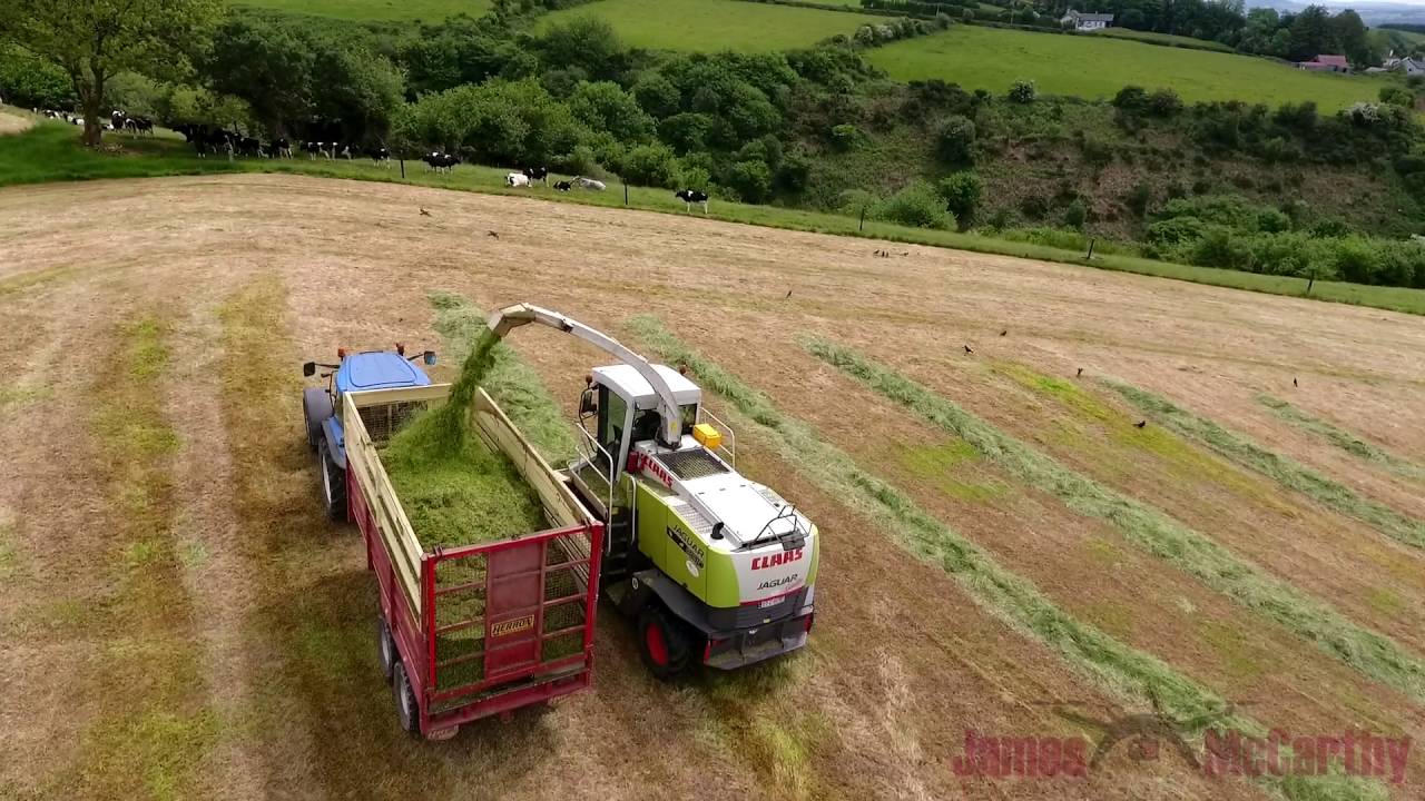 Silage 2016 Ballyduff Upper, Co.Waterford || Drone Footage || DJI Phantom 4