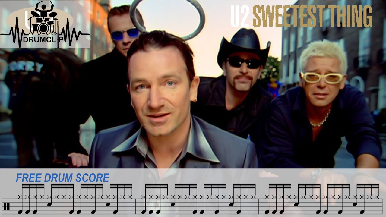 U2 - Sweetest Thing (Drum Score)